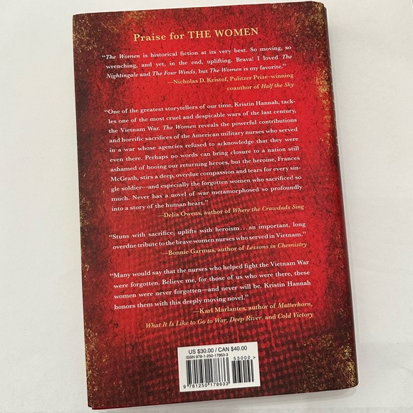 The Women by Kristin Hannah Hardcover Book Historical Fiction - Picture 3 of 16